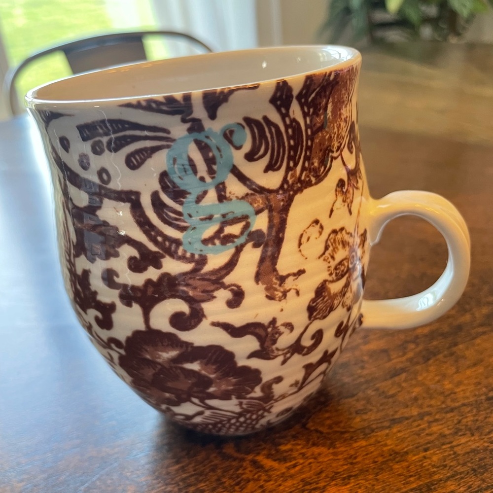 Anthropologie “g” mug!
